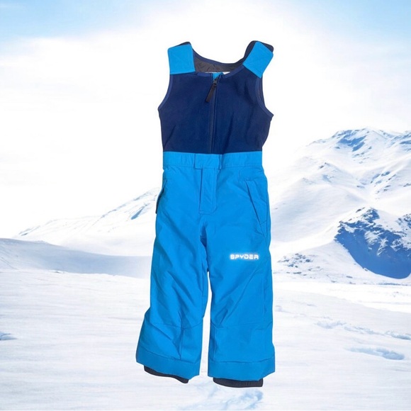 Spyder Other - SPYDER expedition snow pants ski bib overalls toddler boys size 4